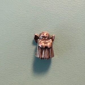 Pandora Silver Angel Charm - Silver Tone